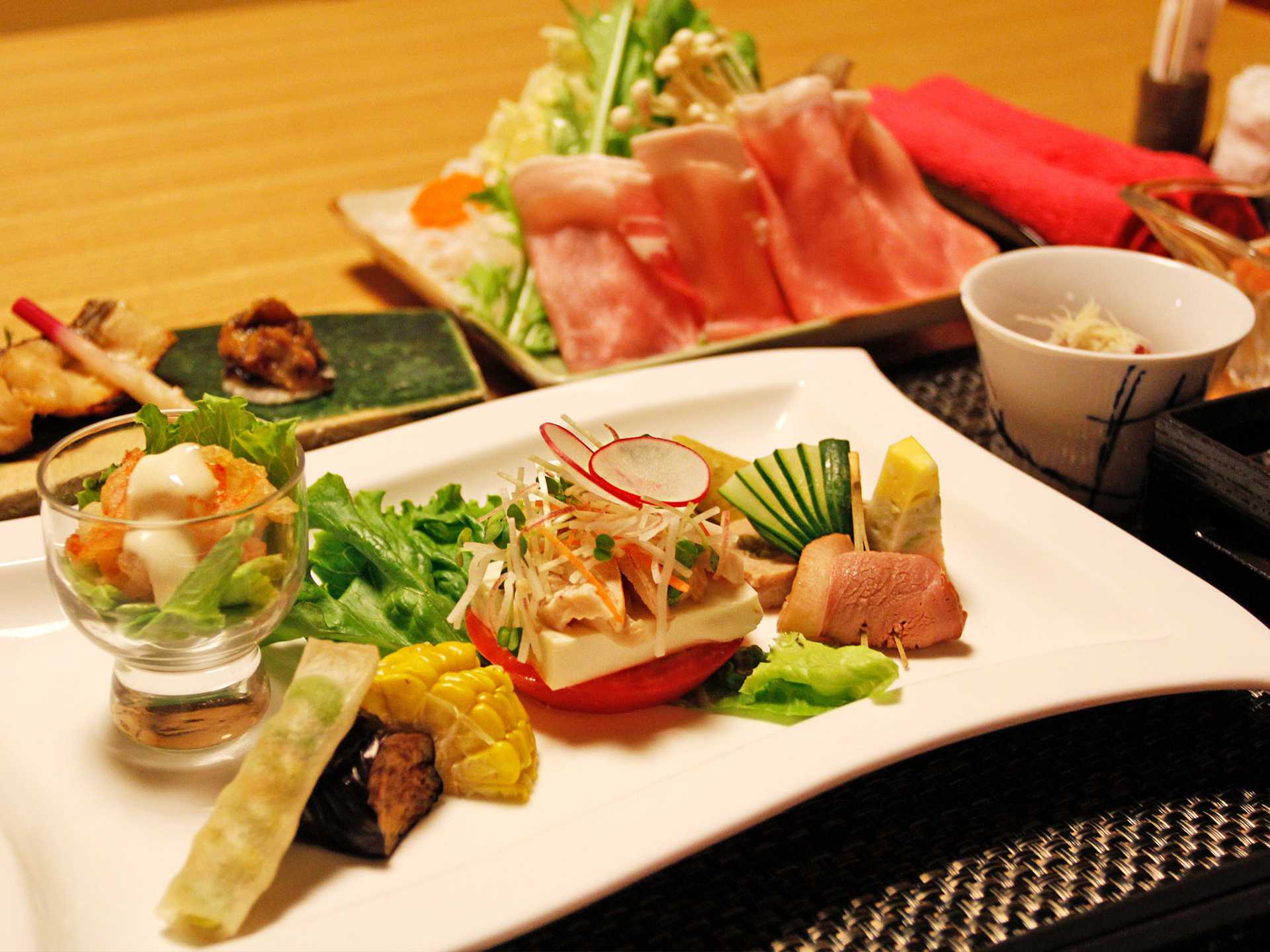 お食事 ますとみ旅館
